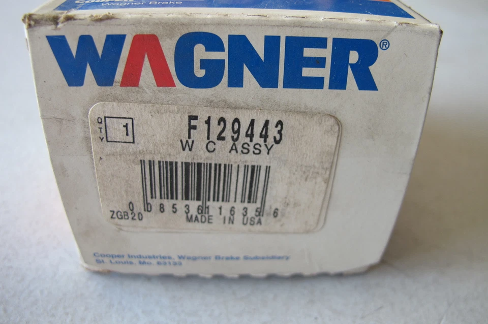 Cilindro de rueda de freno de tambor Wagner para Buick Cadillac (F129443) Foto 2 de 2