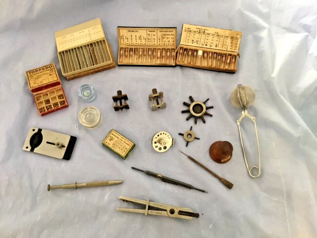 VINTAGE WATCHMAKERS REPAIR TOOLS eBay