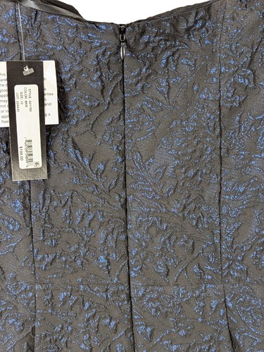 Betsy & Adam Evening Dress size 12 Puff Sleeve Sheath Sparkle Cocktail Party - Picture 13 of 15