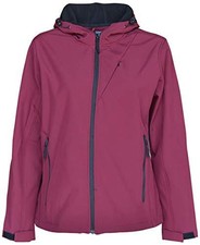 New Pulse Womens Plus Size Soft Shell Hooded Jacket 1x 2x 3x 4x 5x 6x Ruby $149