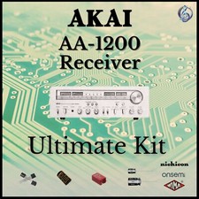 Akai AA-1200 Receiver Ultimate Upgrade Kit Genuine Parts Restoration