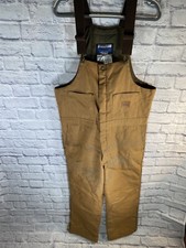 Walls Blizzard Pruf Overalls Bib Heavy Canvas Men's Sz Large Regular 38-40