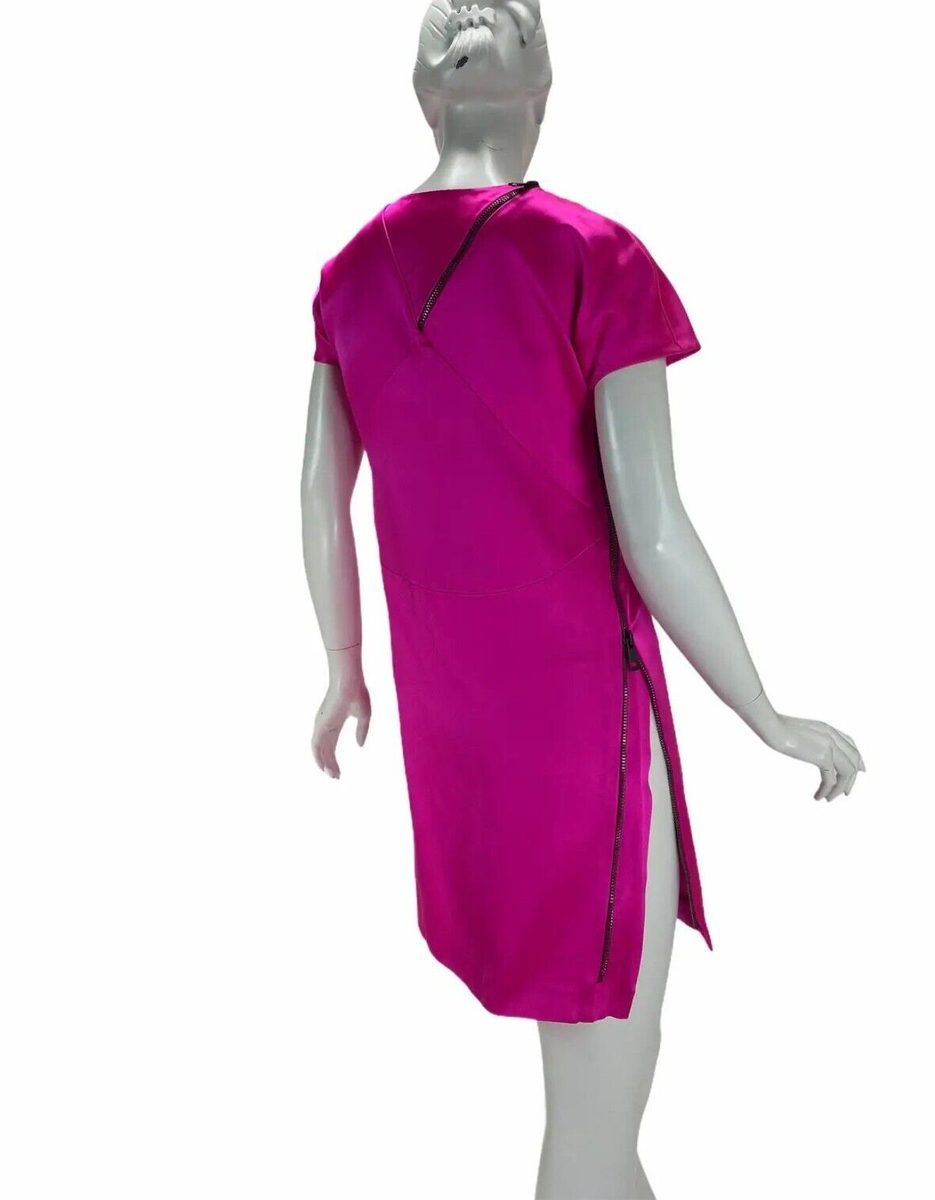 F/W 2001 Vintage Tom Ford for Gucci Hot Pink Dress with Exposed
