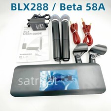 NEW BLX288 / Beta58A w/2 BETA58 Wireless Vocal System Microphones Express US