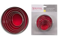 StäDter Ausstecher Oval Ei Ausstechformen-Set Ovale 6 Teilig