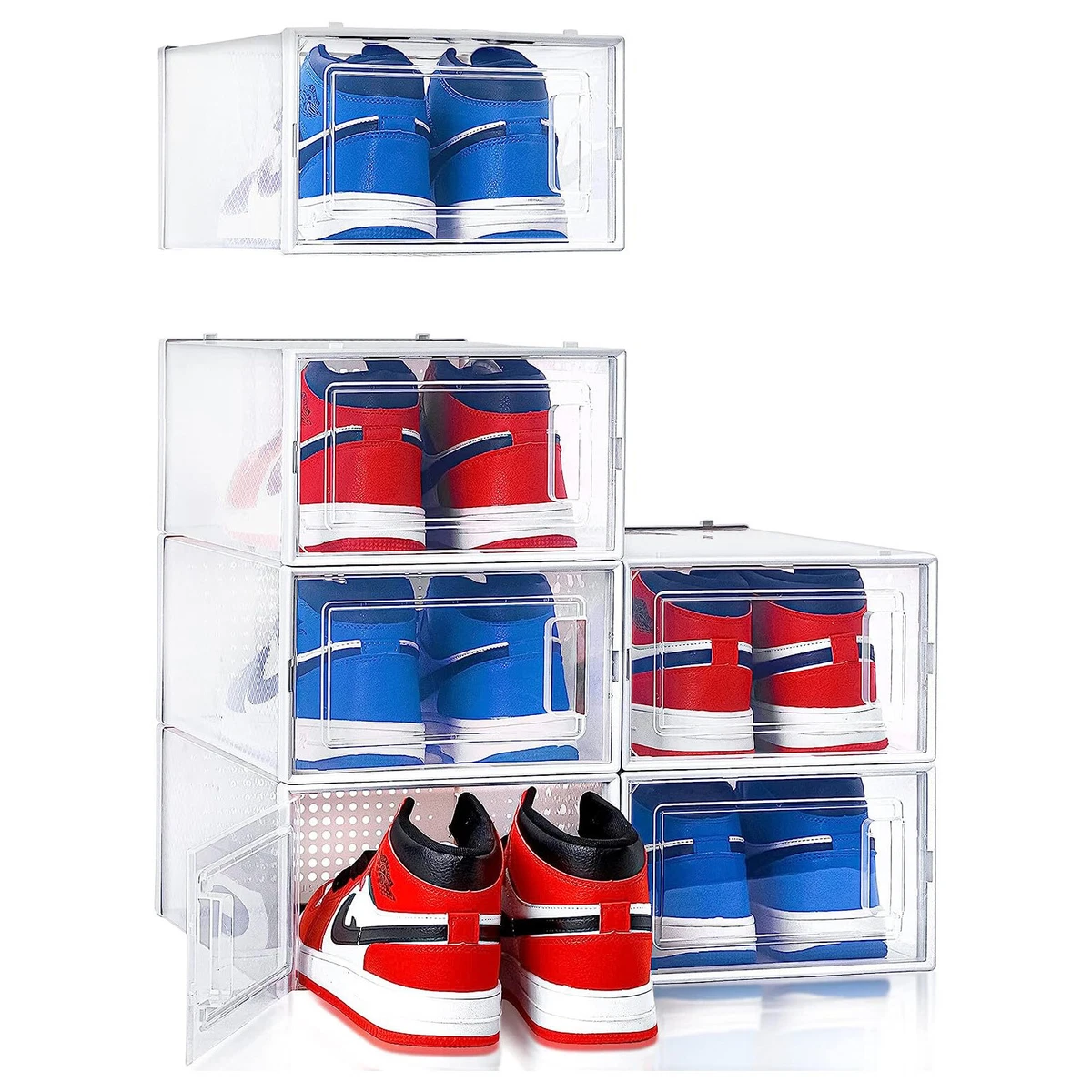 Clear sneaker online bins