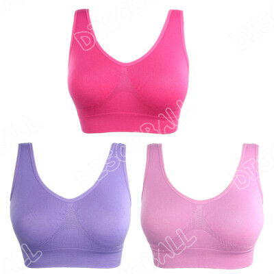 Boolavard TM Women's Bra Seamless Leisure Crop Top Vest Sport - Foto 4