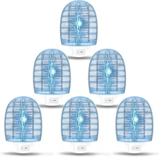 Flying Bug Zapper Indoor Insect Killer, Mosquitoes Trap w Blue Light  (6 Pack)