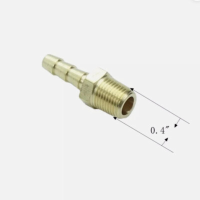 Messing Schlauch Barb Fitting Adapter 3/16 ''ID Schlauch ID x 1/8'' NPT Male Pipe