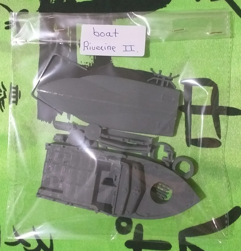 Kit maqueta para montar y pintar - Vehículo militar . Patrol boat riverini II - - Immagine 2 di 2