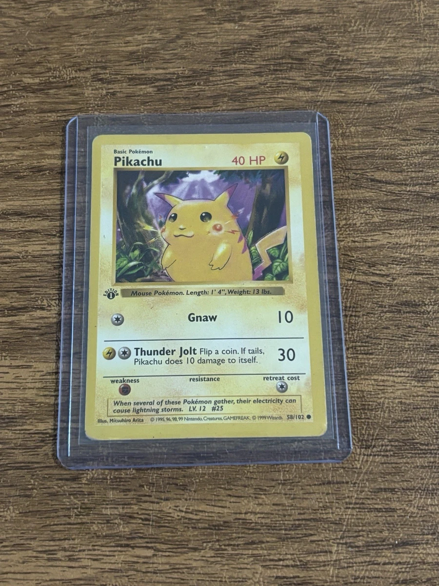Pokémon Pikachu Base Set Cards for sale - eBay