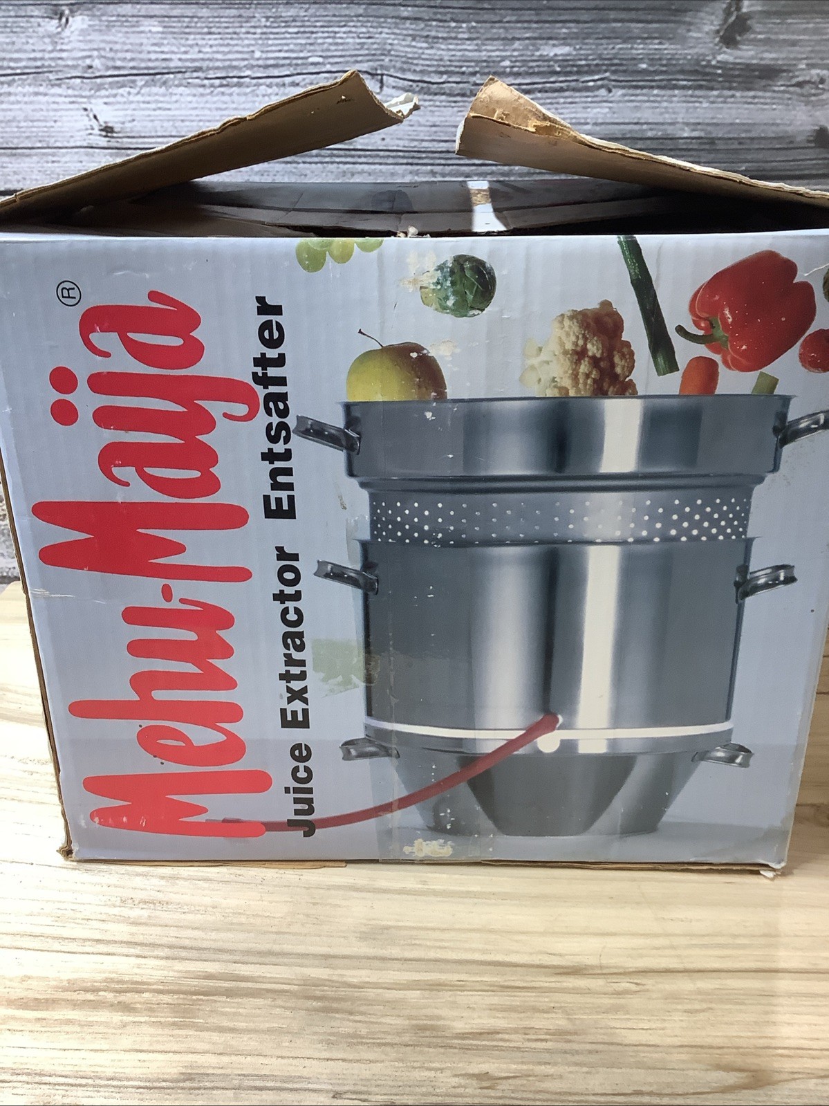 Lehman's Mehu-Maija Stainless Steel 11 Qt Steam Juicer Makes Juice, Jelly, Sauce