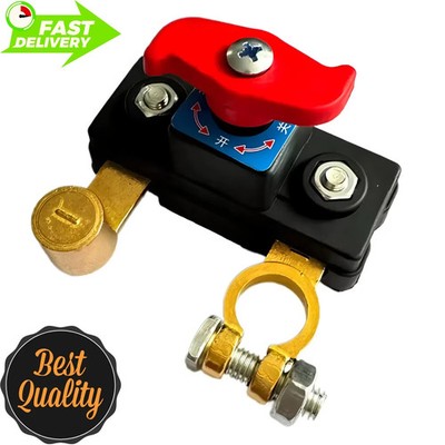 1Pcs Universal Battery Disconnect Switch 12V / 24V Cut Off Isolator for Cars RV