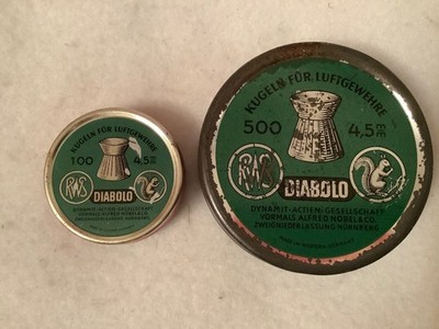 vintage rws diabolo 4.5mm pellet 100ct