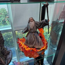 Lord of the Rings Master Craft Gandalf Light Up Table Top Statue Display