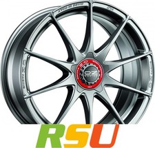 4x OZ Formula HLT grigio corsa 8x18" ET29 LK5 120 ML 79 Alufelgen 18 Zoll