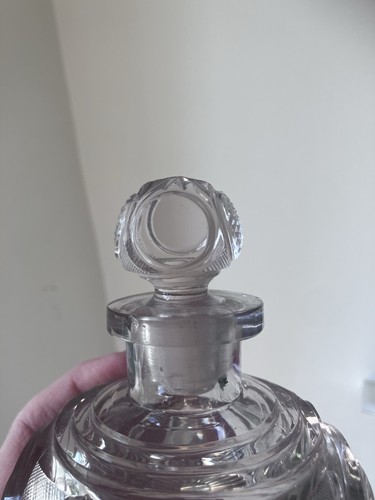 Beautiful Heavy Antique Early-Mid 19th Century Cut Glass Scent Bottle - Picture 11 of 19