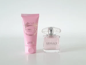 VERSACE Femmes en cristal brillant 30ml Eau du Toilette + 50ml Ensemble de lotion parfumée
