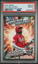 Elly De La Cruz PSA 8 Topps MLB Baseball Home Run Challenge #HRC10 Reds Graded