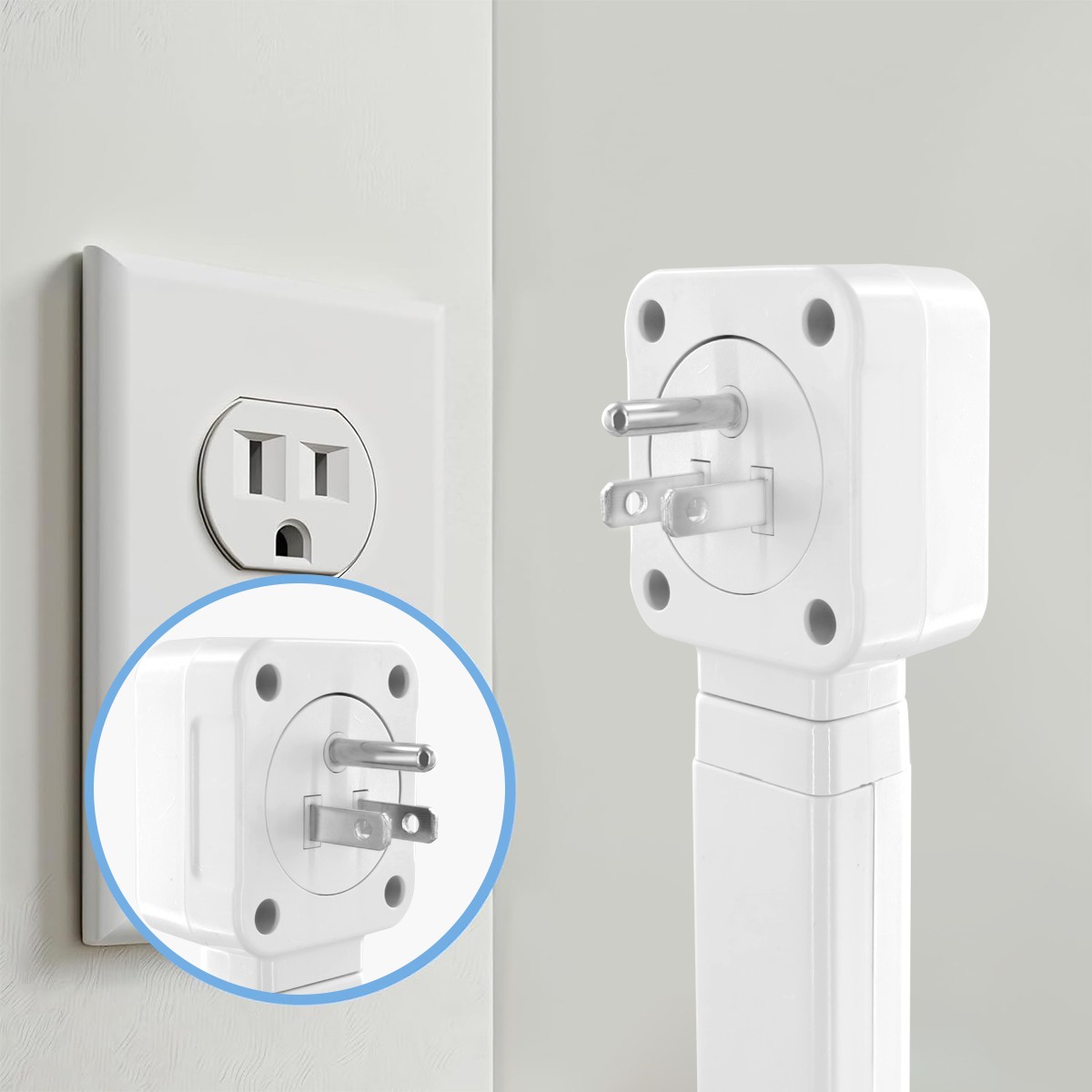 AC Outlet Extender Stick – Electrical Socket Extension For Tight ...