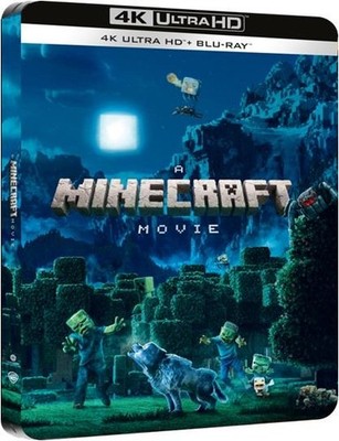 UN FILM MINECRAFT STEELBOOK 3 NIGHT SCENE 4K ULTRA HD
