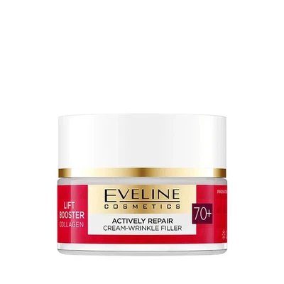 EVELINE COSMETICS Eveline Lift Booster - 50 ml Aktiv reparierende Creme-Faltenfüller 70+