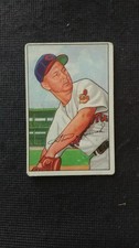 1952 Bowman color Baseball card #  203 Steve Gromek  (G to VG)