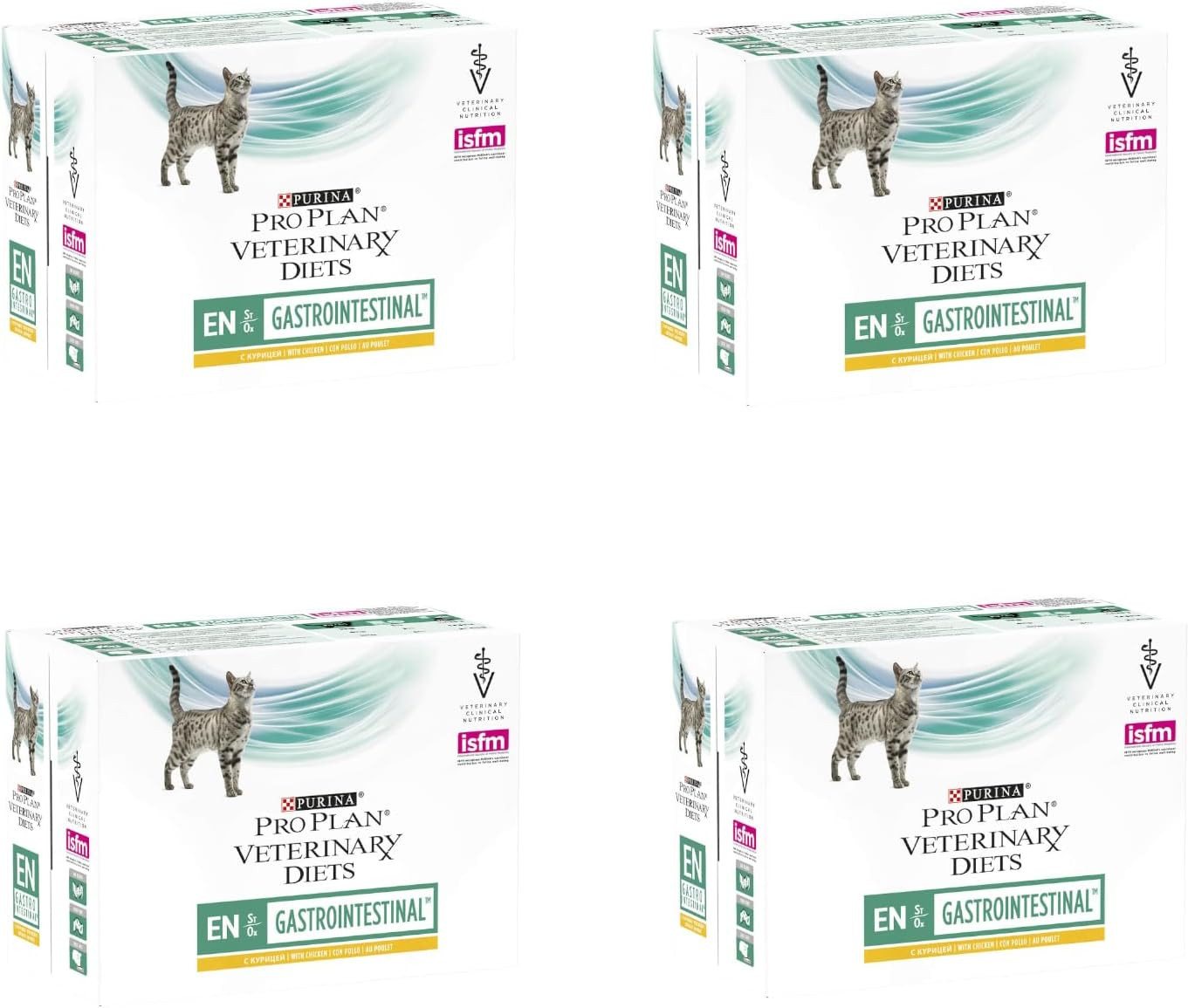 Offerta Multipack Gastrointestinal Pollo Gatto 4x10x85g | Dieta Veterinaria