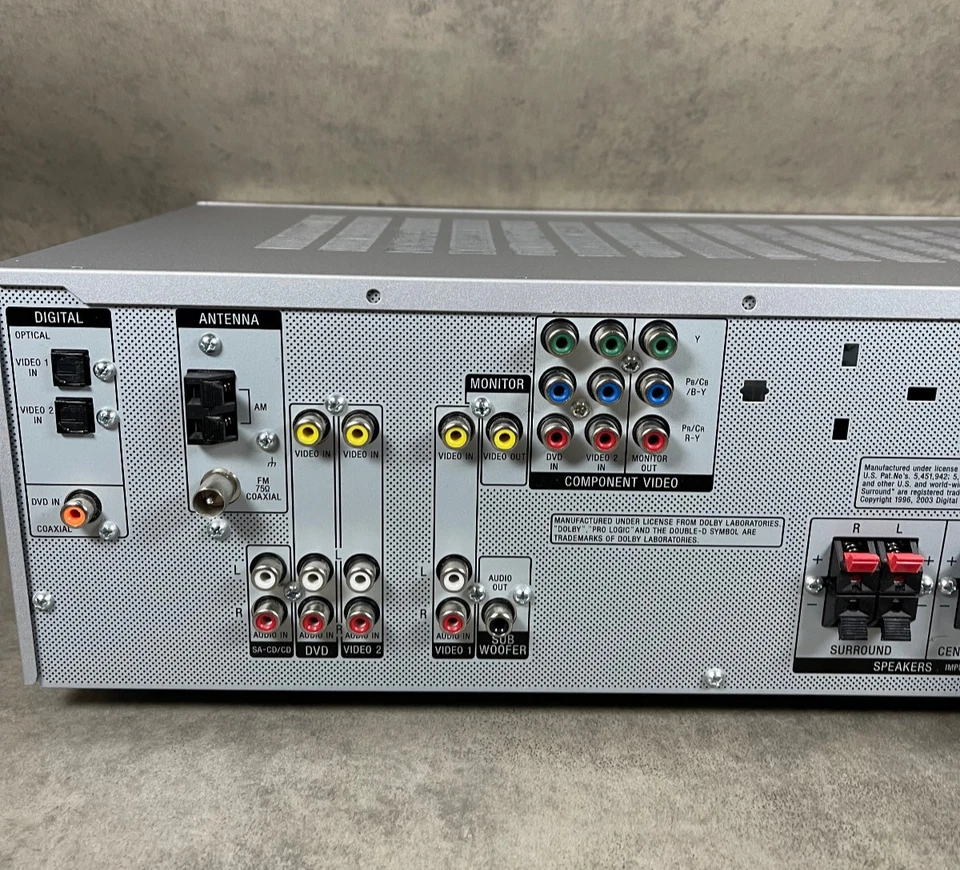 Sony STR-K780 - Silber - Multi Channel AV Receiver - 5.1 Verstärker - Bild 3 von 4