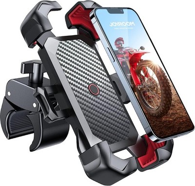 Handyhalterung Fahrrad Motorrad Universal Lenker Holder Auto-Sperre Anti-Shake