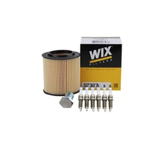 Wix Engine Oil Filter & Bosch 6 Spark Plugs Kit for F10 535i xDrive F25 X3 L6