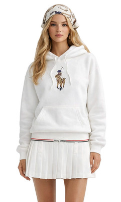 POLO RALPH LAUREN HOODED Sweatshirt Sweater Jumper Pullover Jumper Hoodie Pony S