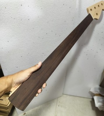 21 Fret Fretless Rosewood Maple Bass guitar neck part 5 string 34 Inch matte