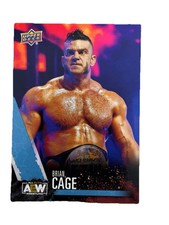 Excellent: 2021 UPPER DECK AEW Brian Cage Trading Card