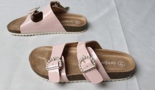 Cat Jack Toddler Girls Pearl Buckle Dual-Strap Slide Sandals AC2 Pink US: 13