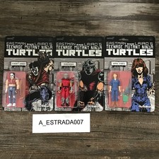 TMNT Eastman and Laird's Casey Jones-Shredder & April O'Neil Super7 ReAction Lot