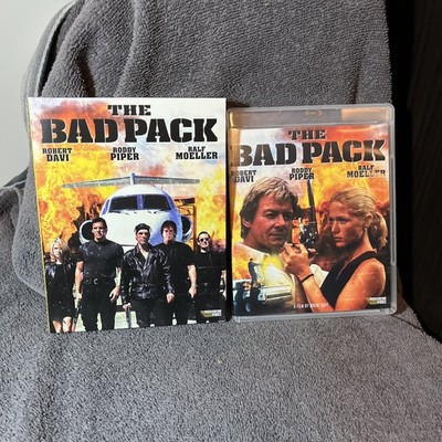 THE BAD PACK  RODDY PIPER.BLU RAY  MASSACRE VIDEO WITH  SLIPCASE Action 90s