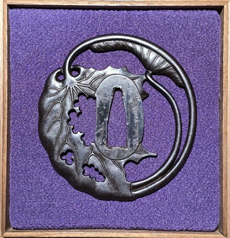 18/19 C. SATSUMA KATANA TSUBA  Japanese Samurai Sword Fuchi Kashira Menuki Kogai - Image 2 of 4