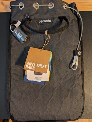 pacsafe Travelsafe 5L GII Portable Safe Charcoal Packsack - NEU
