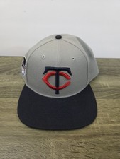 Minnesota Twins MLB Snapback Hat Cap Men's Gray Embroidered '47 Brand