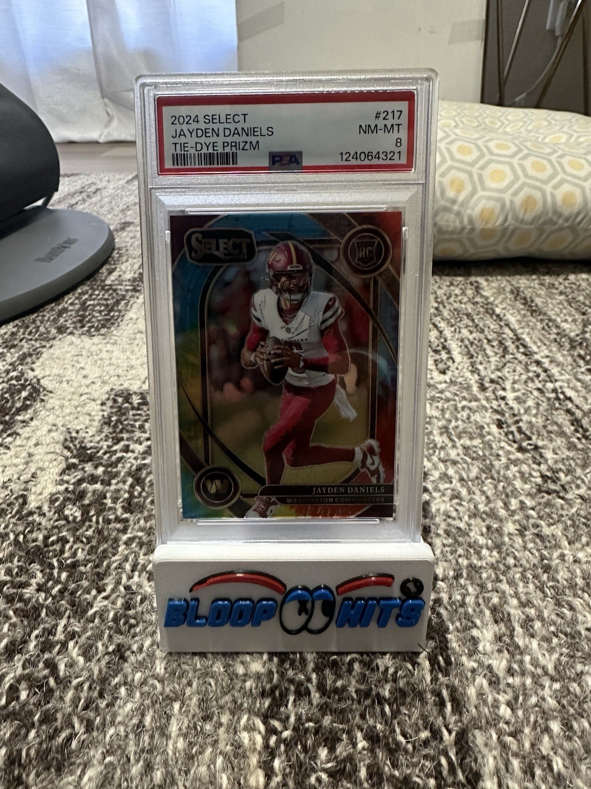 2024 Panini Select - Club Level Jayden Daniels #217 Tie-Dye Prizm /25 (RC)