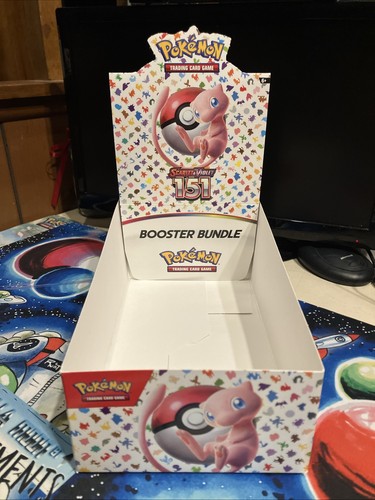 Pokémon 151 Booster Bundle Display Box EMPTY (NO CARDS OR PACKS) Box Only