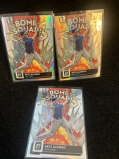 (3) 2022 DONRUSS OPTIC BOMB SQUAD HOLO SILVER PETE ALONSO