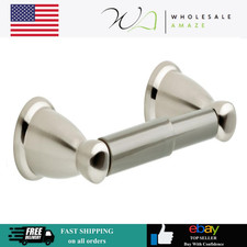 Franklin Brass Kinla 1-Pack Toilet Paper Holder Satin Nickel Tissue Roll Holde