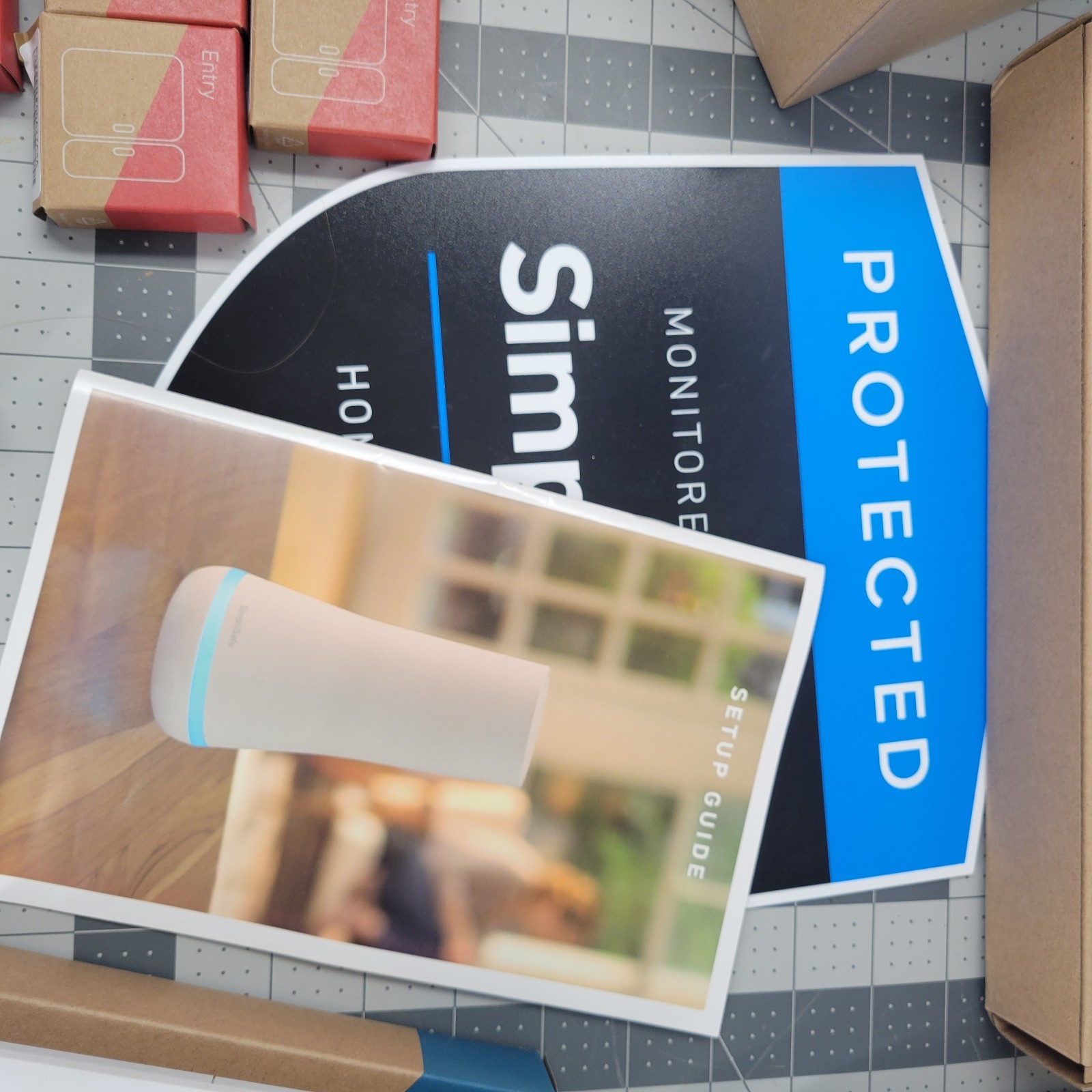 READ SimpliSafe Home Security System Motion Entry Sensor Keypad Base Station 