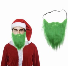 GRINCH Santa Green Beard Adult Kids Christmas Cosplay Costume Green Monster NEW