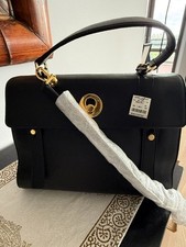 YSL Muse Two, Large Satchel Bag, Leather, Bla...