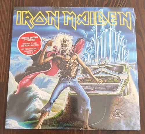 Iron Maiden - Run To The Hills  7 inch Vinyl + Hype Sticker 2014 New Sealed