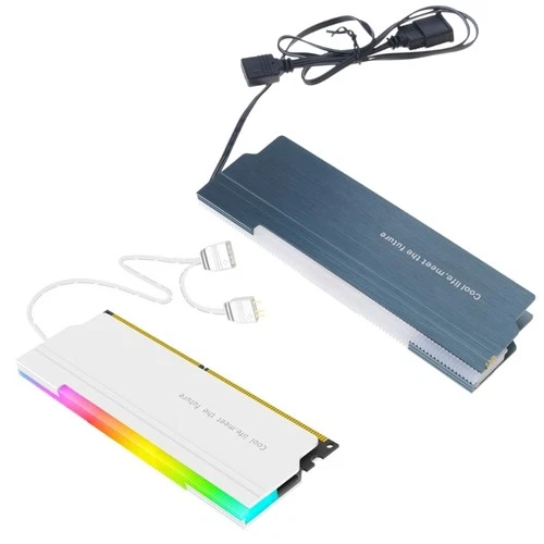 Silents PWMs Fan Memory Coolers Heatsink Dynamic ARGB Lighting PC DIY