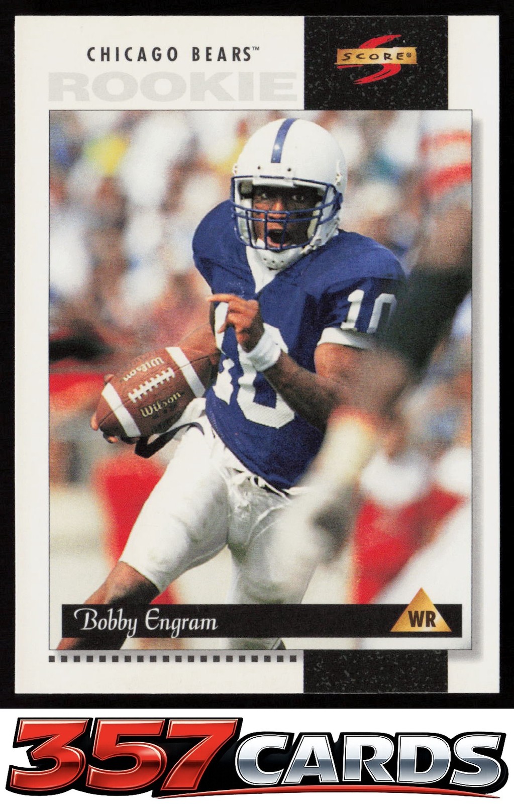 1996 Score Football Bobby Engram Rookie #222